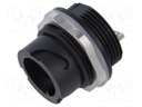 connector Einbausteckverbinder Standard Kunststoff schwarz