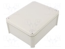 Enclosure: junction box; X: 150mm; Y: 190mm; Z: 77mm; IP66