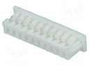 Plug; wire-board; female; 1.25mm; PIN: 10; w/o contacts; for cable