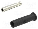Connector: 2mm banana; socket; 10A; 30VAC; 60VDC; 18.1mm; yellow