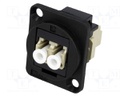 Connector: fiber optic; coupler; multi mode simplex (MM)