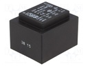 Transformer: encapsulated; 6VA; 230VAC; 15V; 15V; 200mA; 200mA; 200g