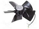 Fan: AC; axial; 230/400VAC; Ø298x109mm; 3130m3/h; 72dBA; 2580rpm