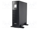 Power supply: UPS; 440x410x132mm; 1.8kW; 3kVA; 28.1kg; 9Ah; 0÷40°C