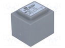 Transformer: encapsulated; 3VA; 230VAC; 24V; 0.125A; Mounting: PCB