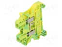 Splice terminal: rail; 0.14÷4mm2; ways: 1; terminals: 2; polyamide
