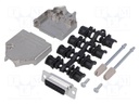 D-Sub; PIN: 15; plug; female; stamped and formed contacts
