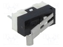 Microswitch SNAP ACTION; with lever with roller simulation