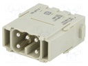 Connector: rectangular; module; male; Han Modular ES; PIN: 5; 16A