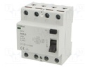 RCBO breaker; Inom: 80A; Ires: 300mA; Poles: 4; 400VAC; IP20; RCCB