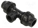 Splice terminal: clamping; for PE pipes; Plast; Medium: water