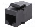 Coupler; Cat: 5; Layout: 8p8c; RJ45 socket,both sides
