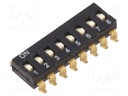 Switch: DIP-SWITCH; Poles number: 8; OFF-ON; 0.025A/24VDC; Pos: 2/8
