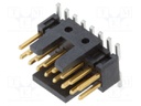 Connector: pin strips; male; PIN: 16; 1.27mm; gold flash; SMT; reel