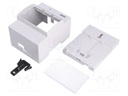 Enclosure: for computer; BEAGLEBONE BLACK; ABS; grey; X: 71.7mm