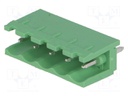 Pluggable terminal block; 5mm; ways: 5; straight; socket; male