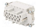 Connector: rectangular; female; EPIC H-BE; PIN: 10; 10+PE; 16A; 500V