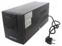 Power supply: UPS; 375x139x165mm; 900W; 1.5kVA; 11.1kg; Ubatt: 12V