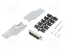 D-Sub; PIN: 25; plug; male; shielded,stamped and formed contacts