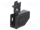 Black; Overall len: 17.8mm; Socket size: 4mm; for banana plugs