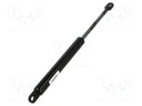 Gas spring; E: 285mm; Features: with welded steel eyes; Øout: 18mm
