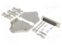 D-Sub; PIN: 25; plug; male; stamped and formed contacts; straight