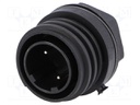 Connector: circular; socket; male; PIN: 2; Buccaneer 900; IP68; 32A