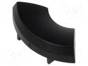 Button; black; Mat: plastic