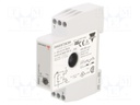 Current Monitoring Relay, DIA53 Series, SPST-NO, 100 mA, DIN Rail, Screw