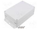 Enclosure: multipurpose; X: 120mm; Y: 80mm; Z: 45mm; ZP; ASA; white