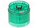 Signaller: lighting; LED; green; 24VDC; IP65; Ø60x50mm; LR6