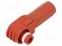 Connector: DC supply; plug; ES-50A; PIN: 1; for cable; crimped; 1kV