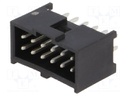 Socket; IDC; male; PIN: 12; straight; THT; tinned; 2.54mm; Layout: 2x6