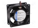 Fan: DC; axial; 80x80x32mm; 54m3/h; 36dBA; ball bearing; 3300rpm