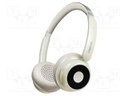 Headphones; brown; Jack 3,5mm,USB C socket; wireless; 10m; 32Ω