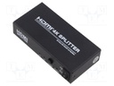 Splitter; HDMI 1.4; Colour: black; Input: DC socket,HDMI socket