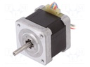 Motor: DC; 2-phase,bipolar,stepper; 24VDC; step 1,8°; 0.39Nm; 1A