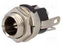 Socket; DC supply; male; 5,5/2,5mm; 5.5mm; 2.5mm; 9mm; soldering