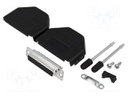 D-Sub HD; PIN: 44; plug; female; soldering; for cable