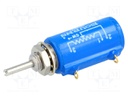 Potentiometer: shaft; multiturn; 2kΩ; 1W; ±5%; 2.4mm; linear; IP40
