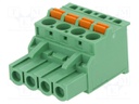 Pluggable terminal block; 5.08mm; ways: 4; angled 90°; plug; 320V