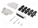 D-Sub; PIN: 25; male; shielded; angled 45°; soldering; for cable