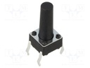 Microswitch TACT; SPST; Pos: 2; 0.05A/12VDC; THT; 1.27N; 6x6x3.5mm