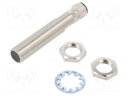 Sensor: inductive; Output conf: PNP / NC; 0÷4mm; 10÷30VDC; M12