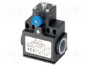 Limit switch; pin plunger Ø8mm,with reset; NO + NC; 10A; PG13,5