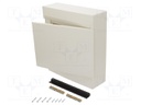 Enclosure: for modular components; IP40; No.of mod: 24