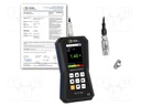 Vibrometer; Display: LCD 2,8"; Ch: 1; 0÷3,9mm,0÷399,9m/s2; IP52