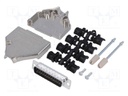 D-Sub; PIN: 25; plug; male; stamped and formed contacts; straight