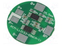 PCB protection; Li-FePO4; 2.5A; 6.4VDC