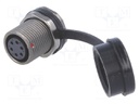 Socket; female; ST12; PIN: 6; IP67; 5A; soldering; 125V; 0.75mm2
